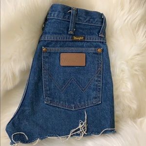 Wrangler high waisted shorts